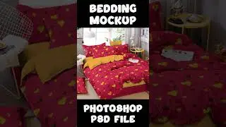 Bedding Mockup - Photoshop File