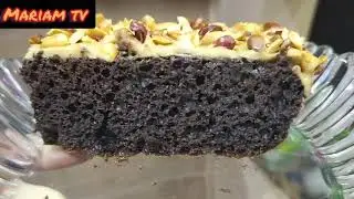 كيك بالكاكاو والكراميل متشبعيش منو😋