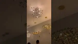 Brass branches chandelier luxury lamp