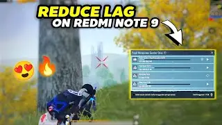 HOW TO REDUCE LAG ON REDMI NOTE 9 PUBG/BGMI 🔥