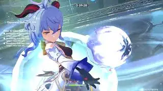 Sunfire Ganyu (w/o shield) rotation