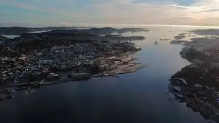 Sandefjord, Norway from the air