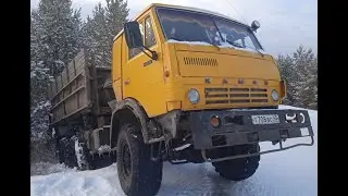 Ушёл под гредер на Камазе.
