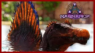 Spino Taming! Trophy Bait! Immersive Ark! Ep 15! Ragnarok Map!