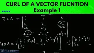 Solution to Example on Curl of a Vector function. Ex1. How to Determine Curl A at the point (1,3,-2)