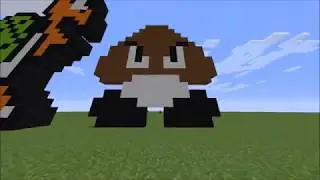 Como hacer a un Goomba de Mario Bros | Minecraft