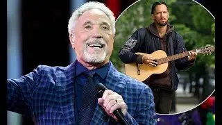 The Homeless Love Child of Tom Jones Sings Delilah While Busking