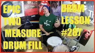 Epic Rock, Pop Intermediate To Advanced  Drum Fill - Drum Lesson 