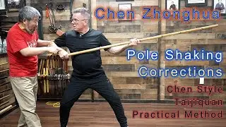 Chen Zhonghua "Pole Shaking Corrections" Wittmann, AZ Push Hands Workshop 2024