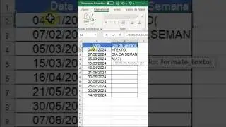 Como encontrar o dia da semana no excel - Dica rápida