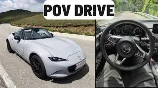 2024 Mazda MX 5 184HP   POV Driving Transbucegi Touge