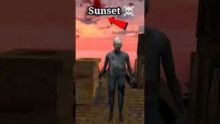 Granny 3 In Sunset With Crocodile Game Over #shorts #granny3 #hinwargameplay