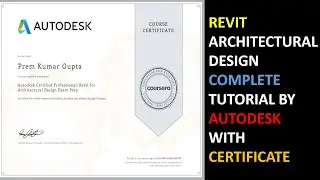 Revit Architecture Certification Course.
