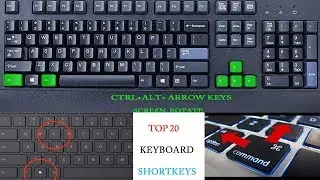 20 keyboard Shortcuts keys Urdu And Hindi