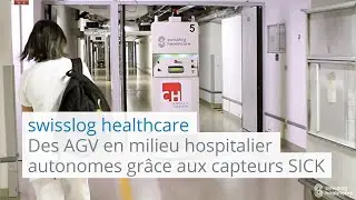 Les robots mobiles Swisslog Healthcare équipés en capteurs SICK