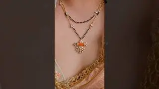 Latest Trendy designer gold Small Mangalsutra design ideas 2024|Part-1Reviews by somya