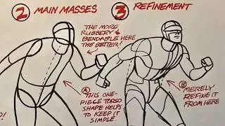 Learning FIGURE AND HEAD construction | The Steve Rude way