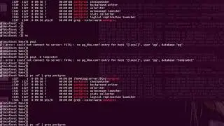 5. postgreSQL - creatdb