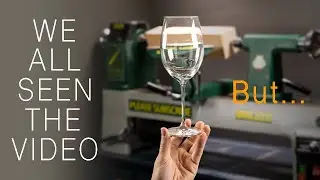 Woodturning - A wooden goblet