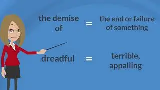 FCE Vocabulary Lesson 17 - First Certificate Preparation - Synonyms and Definitions