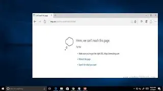 Solved: Hmm We Can't Reach This Page Error In Microsoft Edge