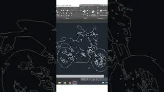 Bajaj MT -15 Sketched 😳😳 In Autocad | 
