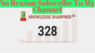 No Reason Subscribe To My Channel -- # Live Subscribers Challenge