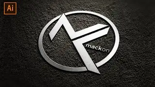 Modern Letter logo design illustrator tutorial