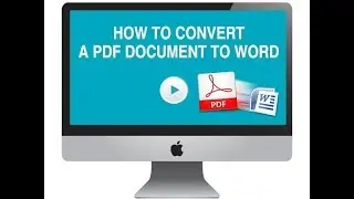 How to convert a PDF file to Word