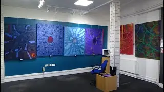 My 'Shine' Art Exhibition, The Old Chapel Gallery, Sheffield UK