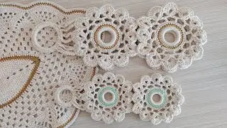Porta sabonete e Porta papel higiênico  🌼 #crochet #flowers #decoration