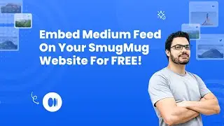 How to embed Medium feed on SmugMug? 