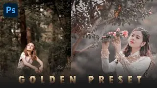 How To Create an Amazing Golden Preset Manually In Photoshop Photoshop Tutorial!