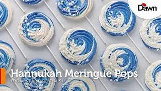 Hanukah Meringue Pops