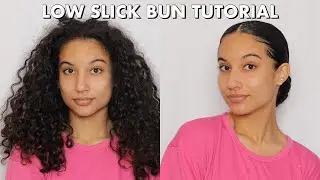 LOW SLICK BUN TUTORIAL