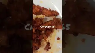 Short video.  Home made Chicken 65.