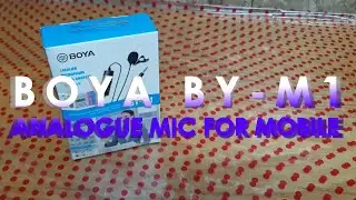 BOYA BY-M1 ANALOGUE MICROPHONE FOR MOBILE PHONES