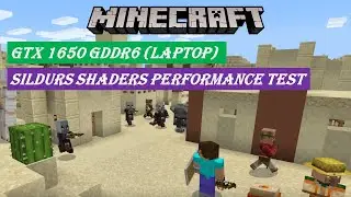 Minecraft: GTX 1650 GDDR6 (Laptop) Sildurs Shaders Performance Test - Lite to Extreme (1.16.5)