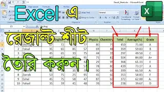 Result Sheet Making in MS Excel | How to Make Result Sheet in Excel | Learn Unlimited