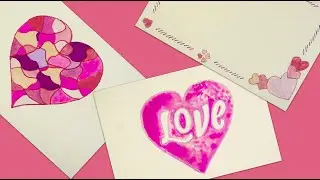I drew a card with hearts