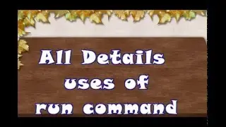 How to use RUN Command in Windows-Easy Step Tutorial Part-1