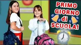 PRIMO GIORNO DI SCUOLA DELLE SORELLE PAZZERELLE!🎒 ▪️ Vlog ▪️ back to school 2024