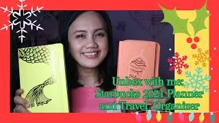 Unboxing the Starbucks 2021 Planner and Travel Organizer #Starbucks2021Planner #StarbucksPlanner