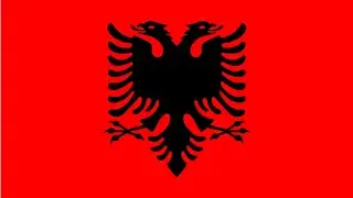 The National Flag Of Albania | 