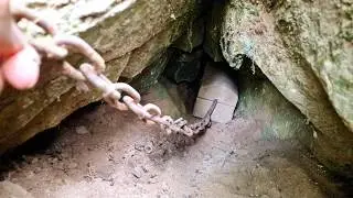 I Found a Huge Treasure When I Pulled the Rusty Chain from the Hole I Broke!!!