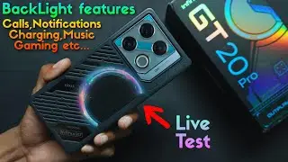 Infinix Gt 20 Pro Very Useful Backlight features 😘 Live test 📍Must watch....
