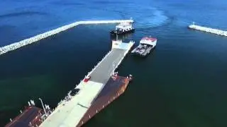 Drone over Door County, WI