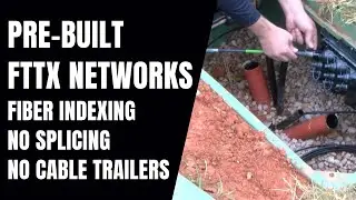 Pre-Built FTTX Networks. No Splicing No Cable Drum Trailers. Turnkey FTTX | CommScope Fiber Indexing