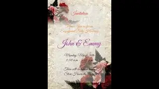 COREL DRAW : How to make an Invitation Card-10