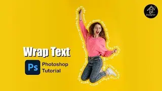 Wrap Text Around the Subject in Photoshop 2021 Tutorial